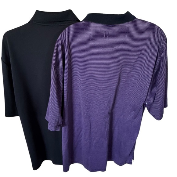 Greg Norman and Links Edition Polo Shirts XL
Purple Stripes; Black - Picture 3 of 5